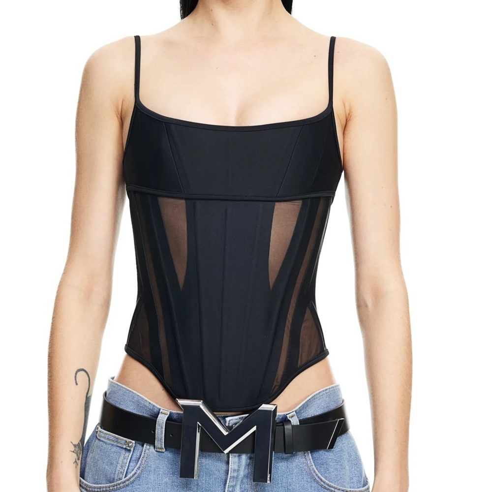 H&M Mugler Corset Top XS New with Tags